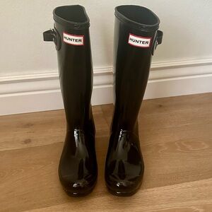 Kids Hunter Tall High Gloss Rain Boos